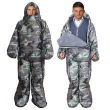 Leichter Camping-Wander-Mumien-Schlafsack in menschlicher Form